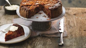 Beetroot and carrot cake