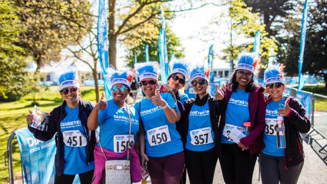 Women at wellness walk