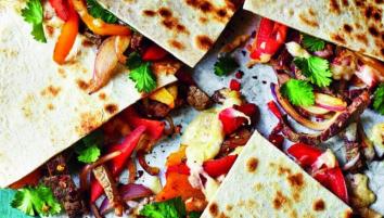 Steak & pepper quesadillas