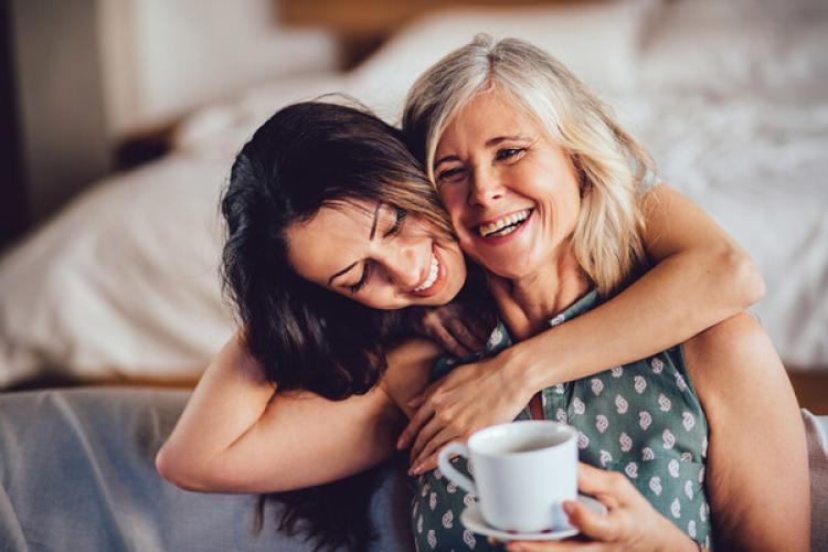 Two happy women